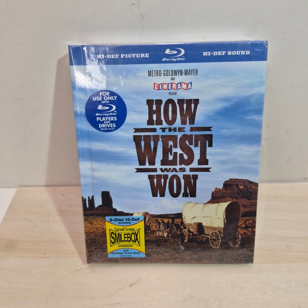 How The West Was Won Blu-ray 2-Disc Digibook Smilebox Cinerama NEW Sealed